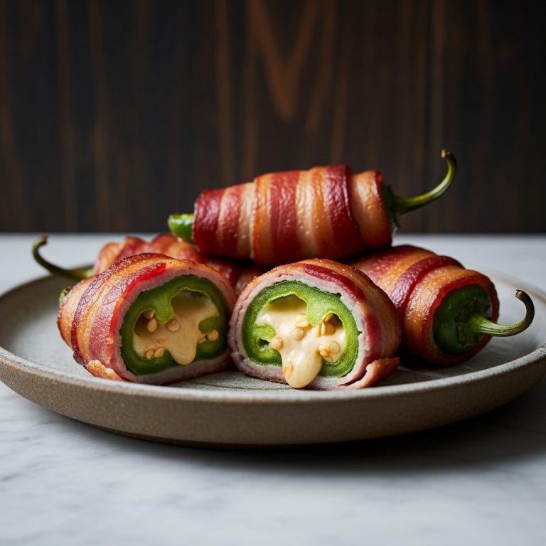 Streetwise Stuffed Jalapeño Poppers with Smoky Bacon Wraps
